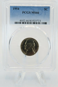 1954-P PCGS MS66 Jefferson Nickel Business Strike 5C