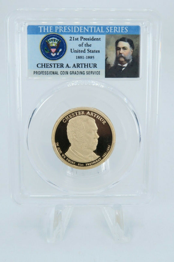 2012-S PCGS PR69DCAM Chester A. Arthur Presidential Dollar Proof $1