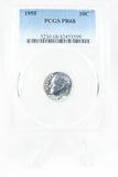 1955-P PCGS PR68 Roosevelt Dime Proof 10C