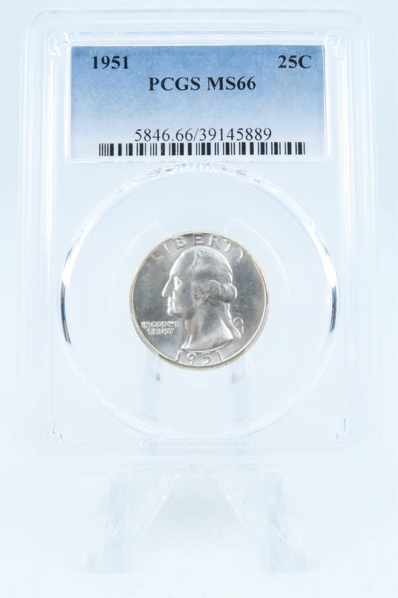 1961-P PCGS MS66 Washington Quarter Business Strike 25C