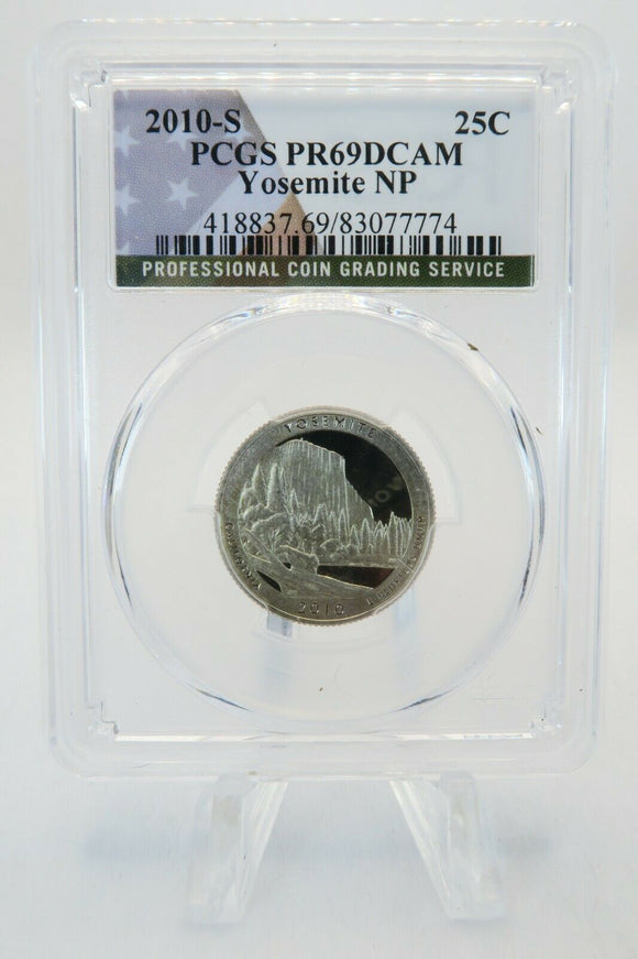 2010-S PCGS PR69DCAM Yosemite National Park State Quarter Proof 25C