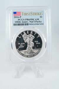 2016-P PCGS PR69DCAM 100th Anniversary of National Parks Commemorative Proof