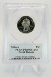 2006-S PCGS PR69DCAM North Dakota State Quarter Proof 25C