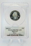 2003-S PCGS PR69DCAM Silver Missouri State Quarter Proof 25C