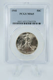 1941-P PCGS MS65 Walking Liberty Half Dollar Business Strike Walker Silver 50C