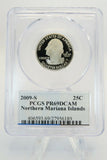 2009-S PCGS PR69DCAM Northern Mariana Islands State Quarter Proof 25C