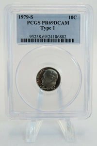 1979-S PCGS PR69DCAM Type 1 Roosevelt Dime Proof 10C