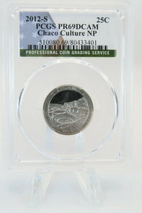 2012-S PCGS PR69DCAM Chaco Culture National Park NP Quarter Proof 25C