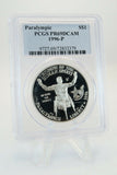 1996-P PCGS PR69DCAM Paralympic $1 Modern Commemorative Silver Proof