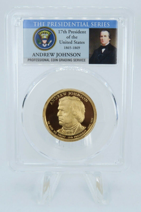 2011-S PCGS PR69DCAM Andrew Johnson Presidential Dollar Proof $1