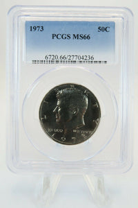 1973-P PCGS MS66 Kennedy Half Dollar Business Strike Uncirculated 50C