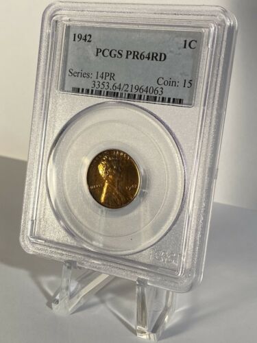 1942-P Lincoln Cent 1C Proof PCGS PR64RD