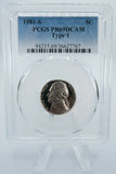 1981-S PCGS PR69DCAM Type 1 Jefferson Nickel Proof 5C