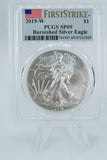 2019-W PCGS SP69 Burnished American Silver Eagle $1