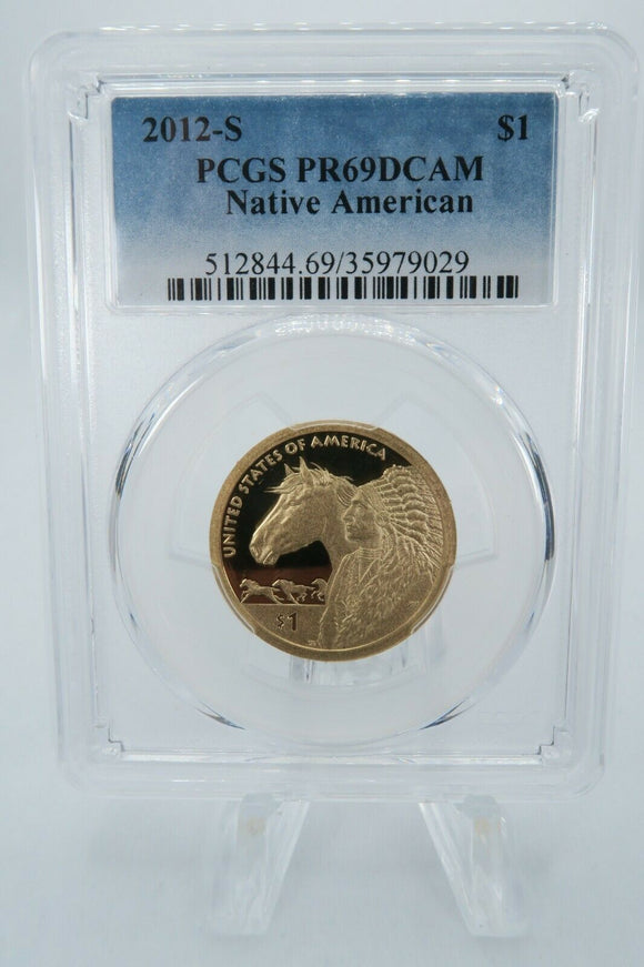 2012-S PCGS PR69DCAM Native American Dollar Proof $1