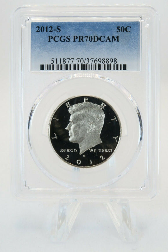 2012-S PCGS PR70DCAM Kennedy Half Dollar Proof 50C