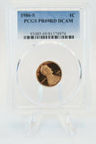 1986-S PCGS PR69RD DCAM Lincoln Cent Proof 1C *The Lincoln Tilt*