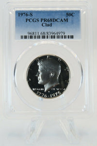 1976-S PCGS PR69DCAM Clad Kennedy Half Dollar Proof 50C