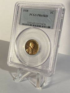 1938-P 1C Lincoln Cent Proof PCGS PR65RD