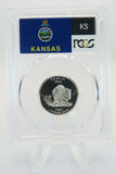 2005-S PCGS PR69DCAM Silver Kansas State Quarter Proof 25C