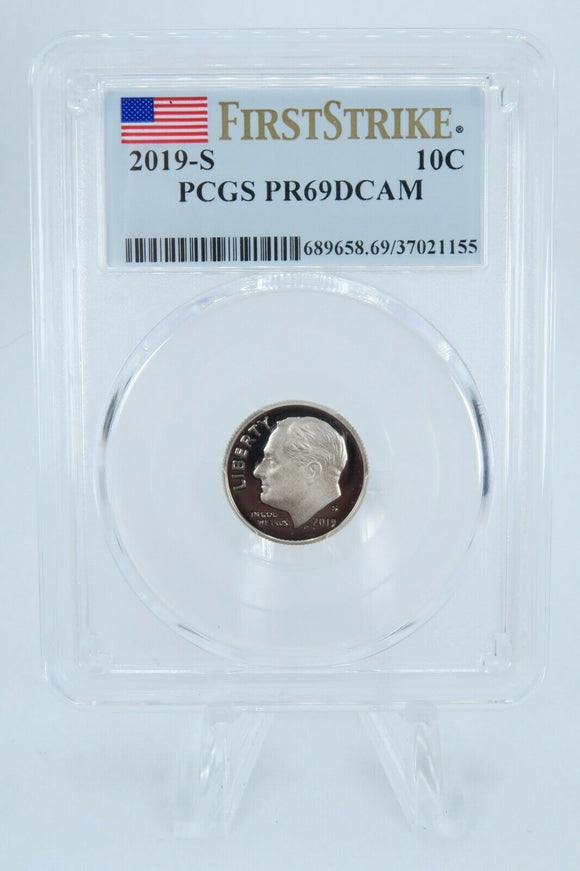 2019-S PCGS PR69DCAM Roosevelt Dime Proof 10C