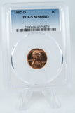 1952-D PCGS MS66RD Lincoln What Cent Business Strike 1C