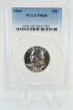 1964-P PCGS PR68 Silver Washington Quarter Proof 25C