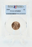 2008-P PCGS SP68RD Lincoln Cent Satin Finish 1C