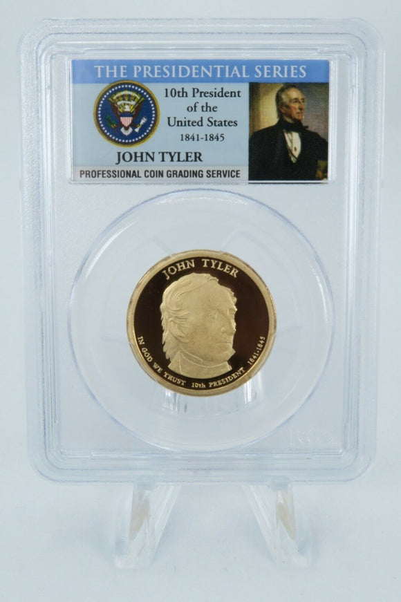 2009-S PCGS PR69DCAM John Tyler Presidential Dollar Proof $1