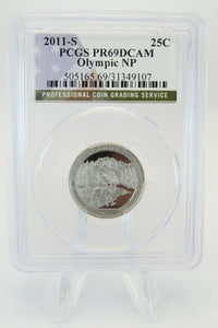 2011-S PCGS PR69DCAM Olympic National Park NP Quarter Proof 25C