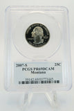 2007-S PCGS PR69DCAM Montana State Quarter Proof 25C