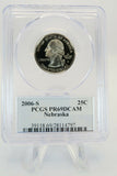 2006-S PCGS PR69DCAM Nebraska State Quarter Proof 25C