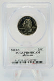 2003-S PCGS PR69DCAM Alabama State Quarter Proof 25C